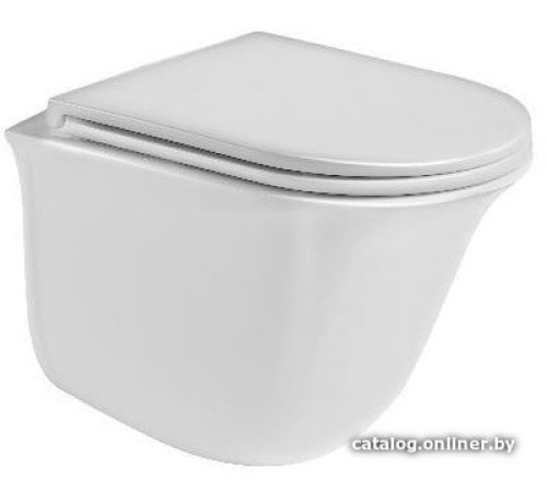 Унитаз подвесной WeltWasser Telbach 004 GL-WT + Marberg 410 SE белый глянец/хром