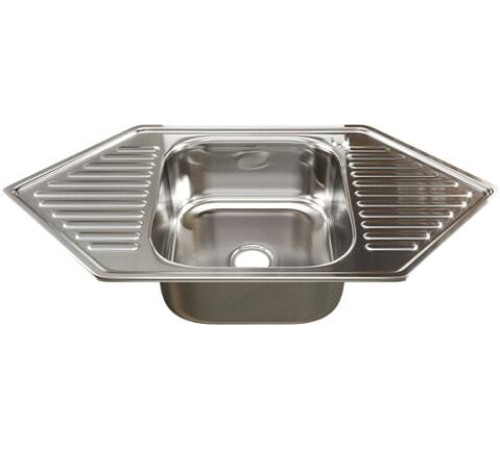 Кухонная мойка Mixline 532313 полированная, 0.8 мм