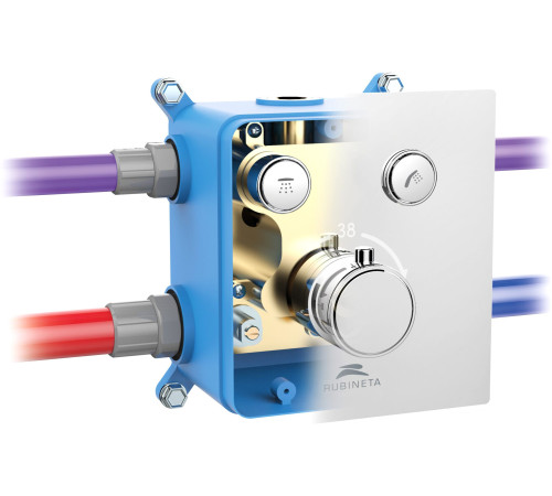 Смеситель Rubineta Thermo-2F