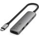 Док-станция Satechi 4-in-1 USB-C Slim Multiport Adapter 4K ST-P4SM серый