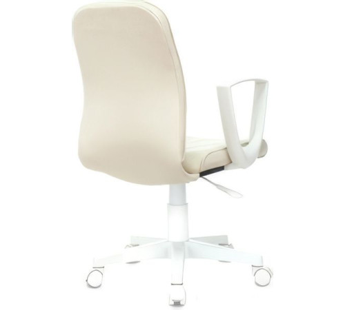 Кресло Бюрократ CH-W327 слоновая кость OR-10/белый