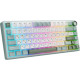 Клавиатура Royal Kludge R75 RGB Sky Cyan RK Brown