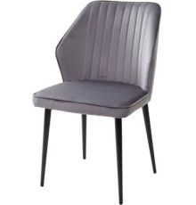 Стул M-City Seattle-V 461MC03529 серый 27 велюр/черный