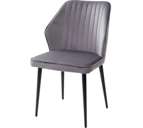 Стул M-City Seattle-V 461MC03529 серый 27 велюр/черный