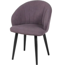 Стул с подлокотниками СоюзРегионПоставка Моника СРП-050 велюр, Dream Plum сливовый/муар черный