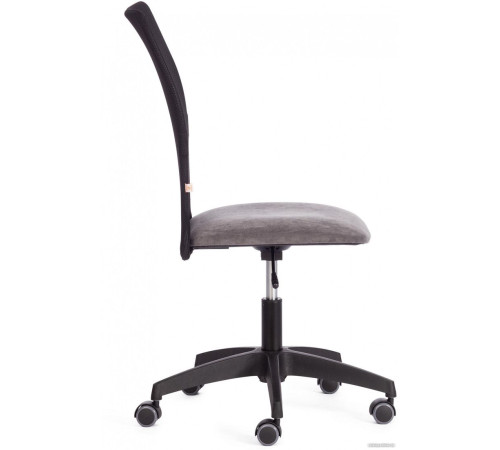 Офисное кресло TetChair 29/W-11 флок/ткань серый/черный