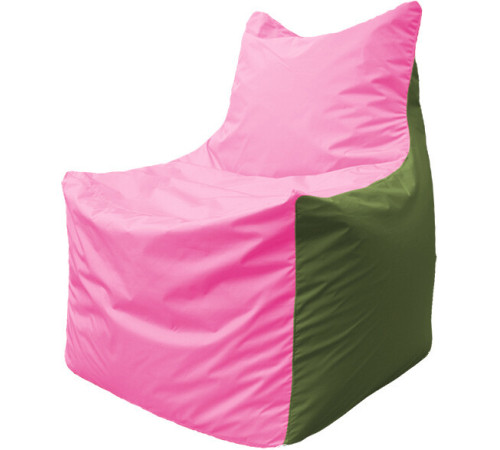 Кресло-мешок Flagman Фокс Ф2.1-198 розовый/оливковый