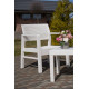 Набор садовой мебели Ipae Progarden Kraka KRK05CCB белый
