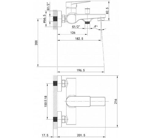Смеситель IDDIS Bridge BRDSB00i02WA