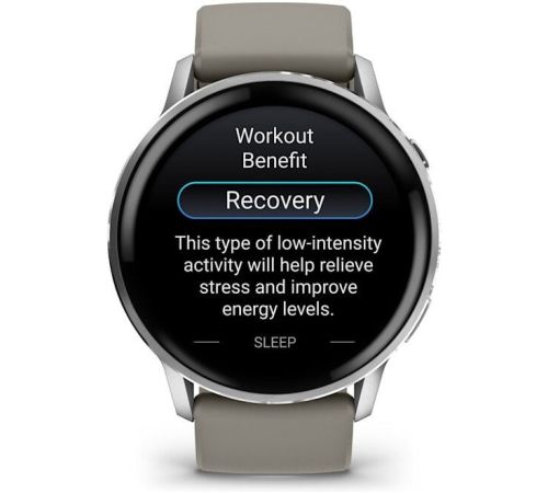 Умные часы Garmin Venu 4 45 мм серебристый/серый