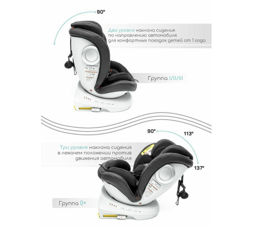 Детское автокресло Amarobaby Champion Isofix AMARO-2008CH-Ch черный