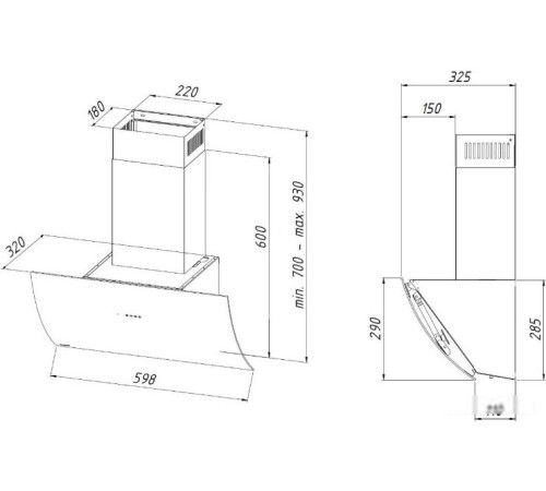 Кухонная вытяжка Akpo Clarus 60 WK-11 серый
