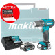 Дрель-шуруповерт Makita DF333DYX14 с 2-мя АКБ, кейс +набор оснастки