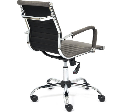 Кресло TetChair Urban-Low флок, серый