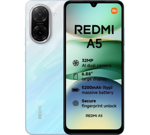 Телефон Xiaomi Redmi A5 3GB/64GB международная версия океанический синий