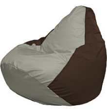 Кресло-мешок Flagman Груша Мега XXXL Г3.1-340 серый/коричневый
