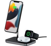 Беспроводное зарядное Satechi 3-in-1 Magnetic Wireless Charging Stand