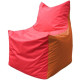 Кресло-мешок Flagman Фокс Ф2.1-176 красный/оранжевый