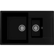 Кухонная мойка Ulgran Quartz Prima 780 1,5К-07 уголь