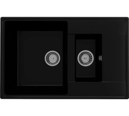 Кухонная мойка Ulgran Quartz Prima 780 1,5К-07 уголь