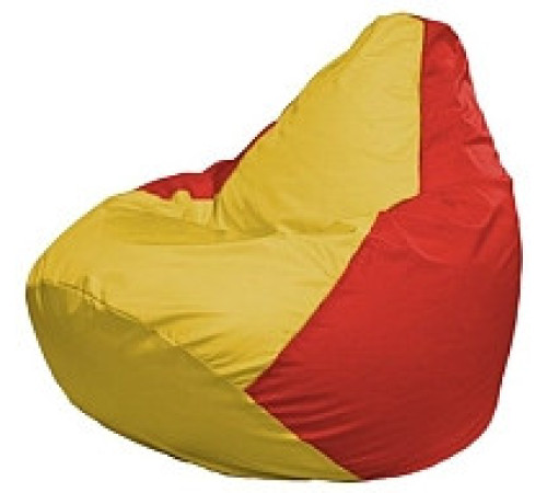 Кресло-мешок Flagman Груша Мини L Г0.1-260 желтый/красный