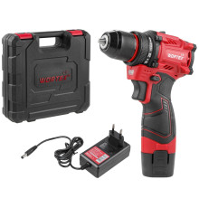 Дрель-шуруповерт Wortex LX BD 1215-1 Li 1333698 с 1-им АКБ, кейс