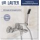 Смеситель Lauter Silk 21СК6572С с лейкой Serene 21S00103