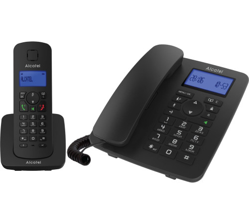 Радиотелефон Alcatel M350 Combo черный