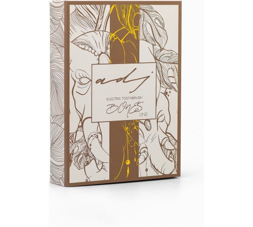 Электрическая зубная щетка ADJ Bones Line Т11А с чехлом