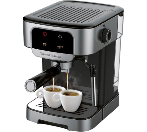 Рожковая кофеварка Zigmund & Shtain Al caffe ZCM-881