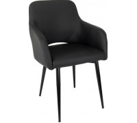 Офисный стул Бюрократ CH-380F черный, экокожа