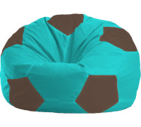Кресло-мешок Flagman Мяч Стандарт М1.1-298 бирюзовый/коричневый