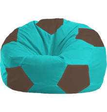 Кресло-мешок Flagman Мяч Стандарт М1.1-298 бирюзовый/коричневый