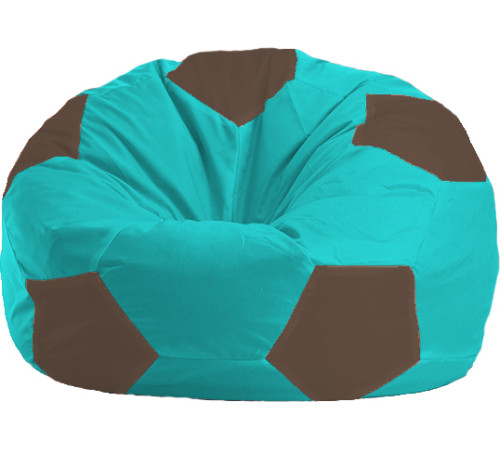 Кресло-мешок Flagman Мяч Стандарт М1.1-298 бирюзовый/коричневый