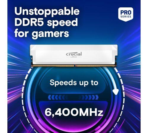 Оперативная память Crucial Pro Overclocking Edition 2x32ГБ DDR5 6400 МГц CP2K32G64C40U5W