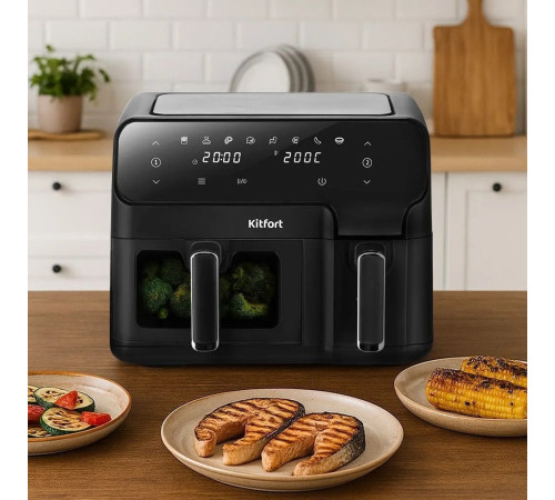 Аэрогриль аэрофритюрница Kitfort KT-8148