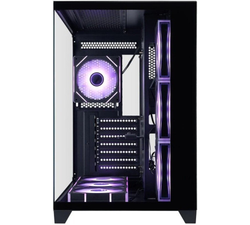 Корпус 1stPlayer MEGAVIEW MV8-TP ARGB MV8-TP-BK-6FC7R-1FC7-HUB2 черный