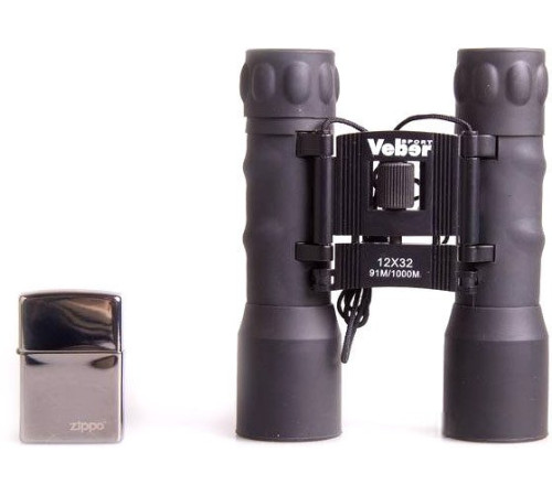 Бинокль Veber БН 12x32 Sport черный