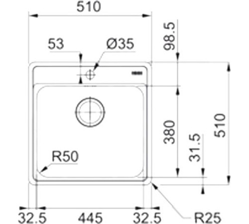 Кухонная мойка Franke BCX 210-51 TL