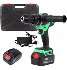 Ударная дрель-шуруповерт Zitrek Green Impact 18V 063-4045 с 2-мя АКБ, кейс