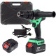Ударная дрель-шуруповерт Zitrek Green Impact 18V 063-4045 с 2-мя АКБ, кейс