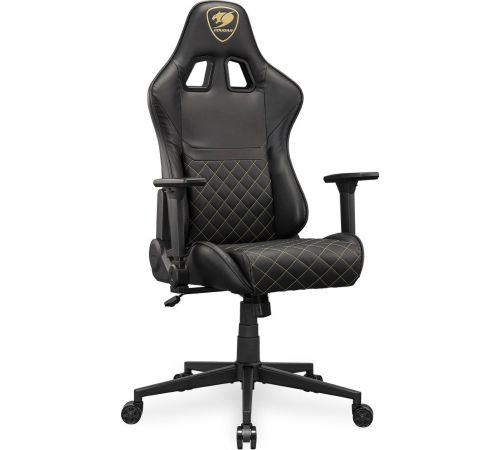 Игровое геймерское кресло Cougar Armor One V2 Gold черный/золотистый