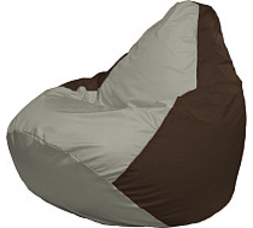 Кресло-мешок Flagman Груша Супер Мега 4XL Г5.1-340 серый/коричневый