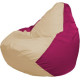 Кресло-мешок Flagman Груша Макси Г2.1-131 фуксия/бежевый