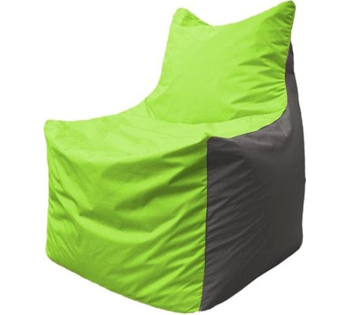 Кресло-мешок Flagman Фокс Ф2.1-156 салатовый/тёмно-серый