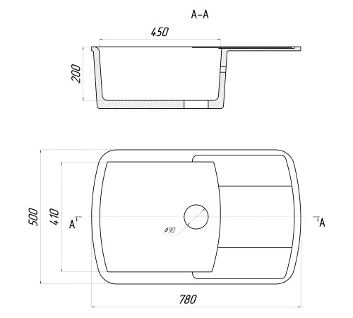 Кухонная мойка Gerhans B29 черный