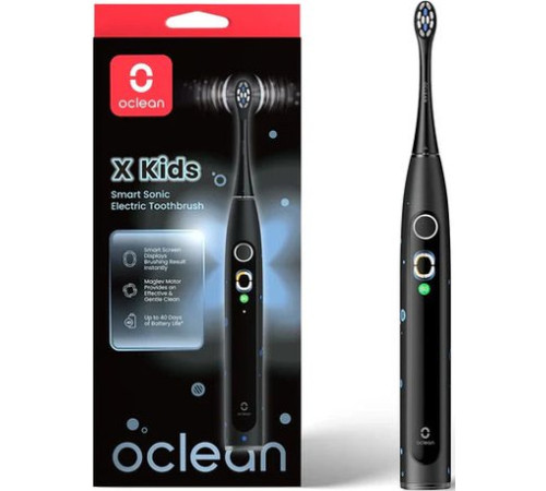 Электрическая зубная щетка Oclean X Kids черный