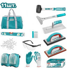 Набор домашнего мастера Total Набор для плиточных работ THKTTS1106 11 предметов