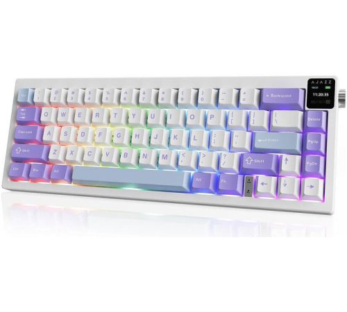Клавиатура Ajazz AK650 белый/фиолетовый/голубой, Ajazz Dream Weaving
