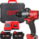 Ударная дрель-шуруповерт Milwaukee M18 FUEL M18FPD3-402C 4933492473 с 2-мя АКБ 4 Ач, кейс